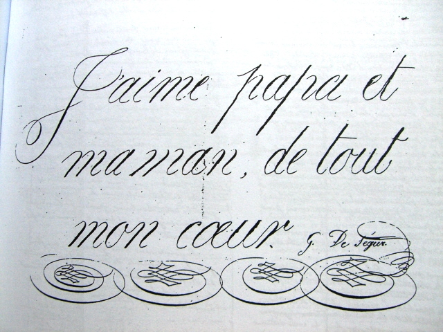 Ecrit-enfant-Monseigneur-de-Segur